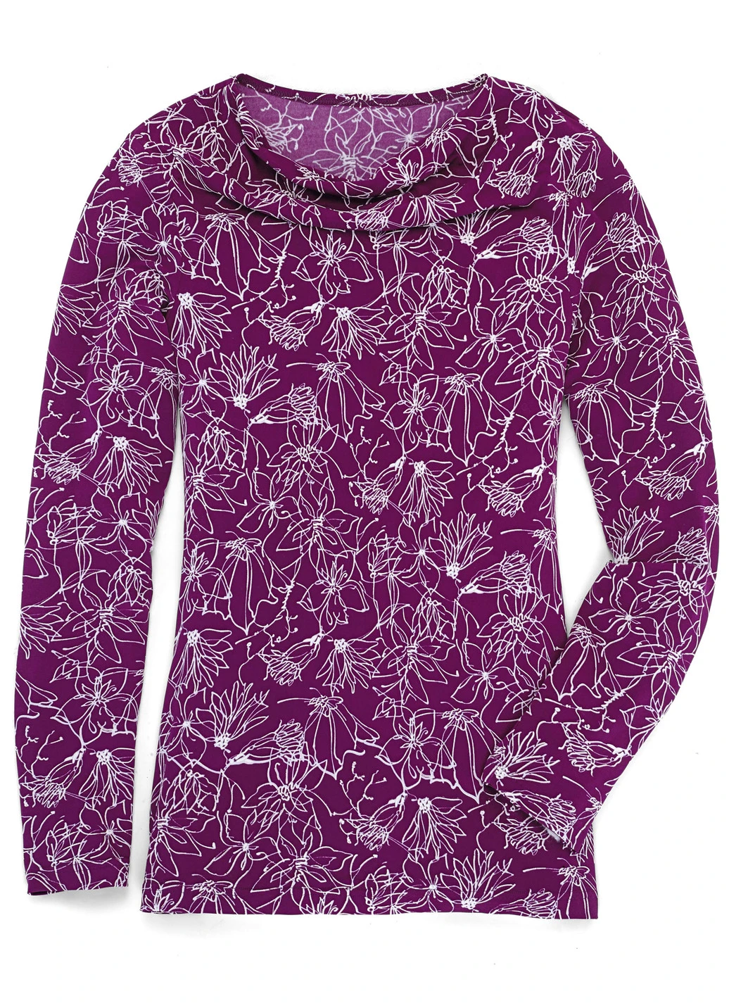 Shirt Mit Wasserfall-Ausschnitt In 2 Farben 2 Shirt Mit Wasserfall-Ausschnitt In 2 Farben – Bild 2