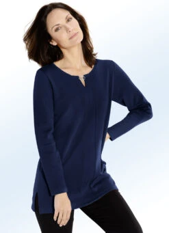 Shirt Mit Zierschmuck In 2 Farben