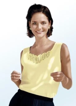 Top Mit Echter Plauener Spitze 10 Top Mit Echter Plauener Spitze -Angebote Trend Seele Store top mit echter plauener spitze farbe gelb groesse 038