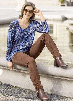 Trendige, Samtweiche Hose 15 Trendige, Samtweiche Hose -Angebote Trend Seele Store trendige samtweiche hose farbe cognac groesse 020 1