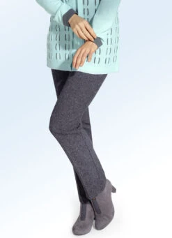Tweedhose In Bequemer Schlupfform
