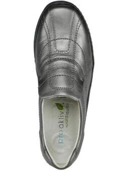 Waldläufer Slipper Mit Edlem Metallic-Schimmer -Angebote Trend Seele Store waldlaeufer slipper mit edlem metallic schimmer farbe altsilber groesse 060 2