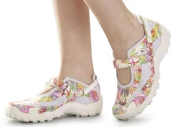 Waldläufer Slipper Mit Verstellbaren Klettverschlüsse -Angebote Trend Seele Store waldlaeufer slipper mit verstellbaren klettverschluesse farbe weiss bunt groesse 040 2