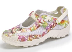 Waldläufer Slipper Mit Verstellbaren Klettverschlüsse -Angebote Trend Seele Store waldlaeufer slipper mit verstellbaren klettverschluesse farbe weiss bunt groesse 040